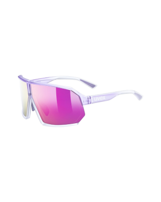 Sunglasses UVEX sportstyle 237, purple matt, supervision mirror purple